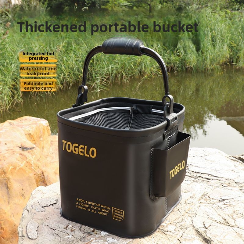 Fishing Equipment - Fish bucket New folding fishing bucket
