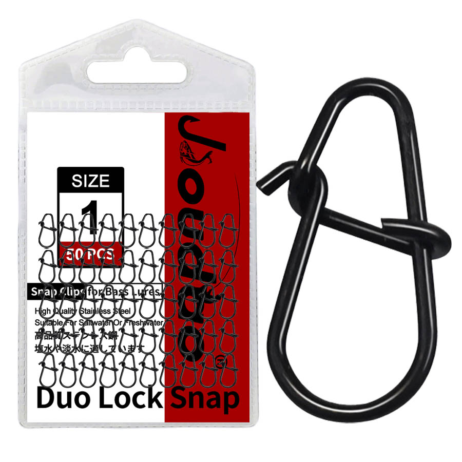 Fishing Equipment Carp - 50Pcs Crankbait Snaps Stainless Steel Duo