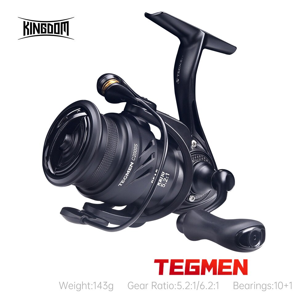 Kingdom Tegmen 5.2:1 6.2:1 143 - огляд і ціна Abu Garcia Reel Revo